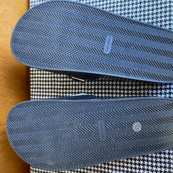 NEW IN BOX Tory Burch LOVE Slide Sandals - Size 6 - Navy and white. Authentic! - Picture 6 of 8